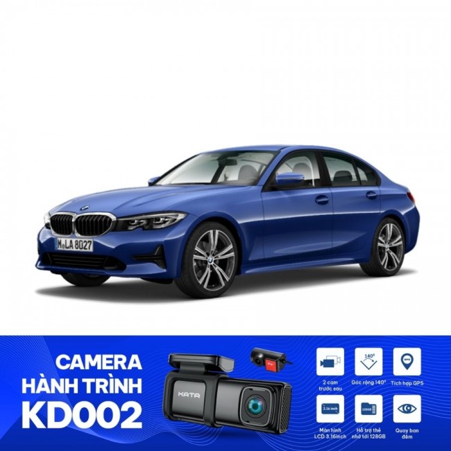 Lắp camera hành trình ô tô VAVA 4K UHD cho ô tô BMW 3 Series